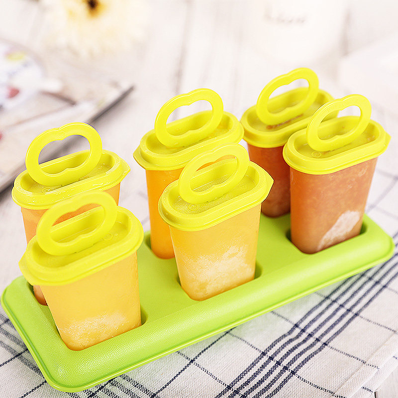 TBUBWHUE COLOR Ice Cream Mould 6 pieces of heat-solving DIY Tools (color random)