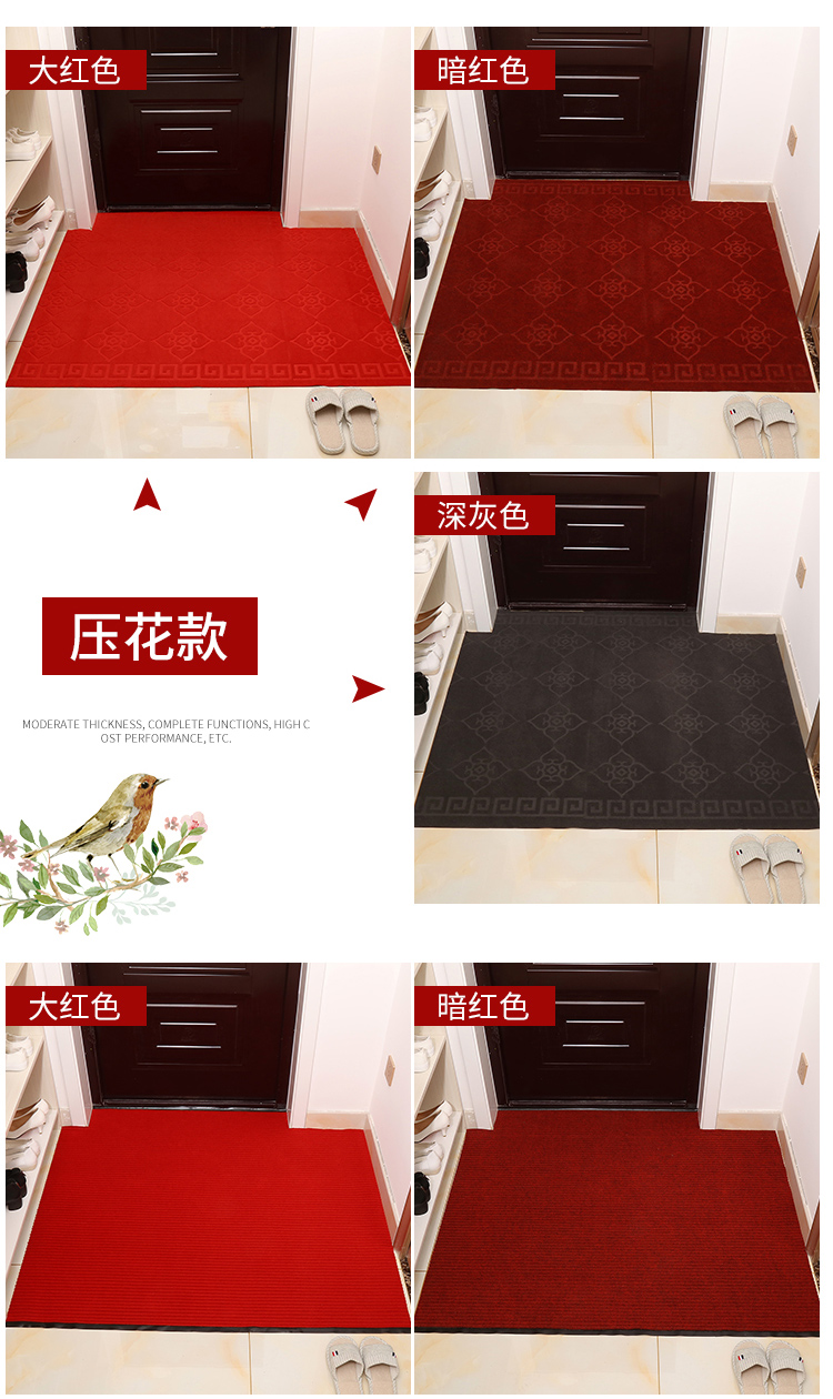 Dưới cùng của cửa hành lang cầu thang thảm thảm có thể được cắt lối đi bếp cửa mat thấm chống trượt chà đáy - Thảm sàn xốp trải sàn 60x60