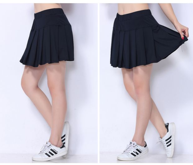 Jinguan mới hoang dã chống ánh sáng mùa hè phụ nữ thường xuyên xếp li váy thể thao váy váy cầu lông - Trang phục thể thao quần áo chạy bộ nữ