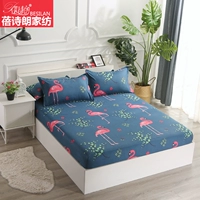 Trải giường 1,2 m giường đơn 1,5 m 1,8 m Giường đôi Simmons Bảo vệ trải giường Trải giường bằng vải cotton Aloe 	ga giường bo chun