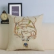 Gối cotton và vải lanh Bắc Âu đệm sofa văn phòng thắt lưng phòng khách gối IKEA ôm gối không lõi đơn giản