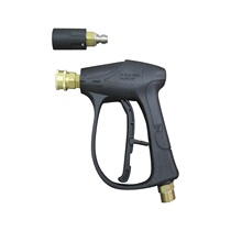 Lechang car washing machine high pressure water gun short gun with adjustable gun head can be equipped with nozzle with safety lock