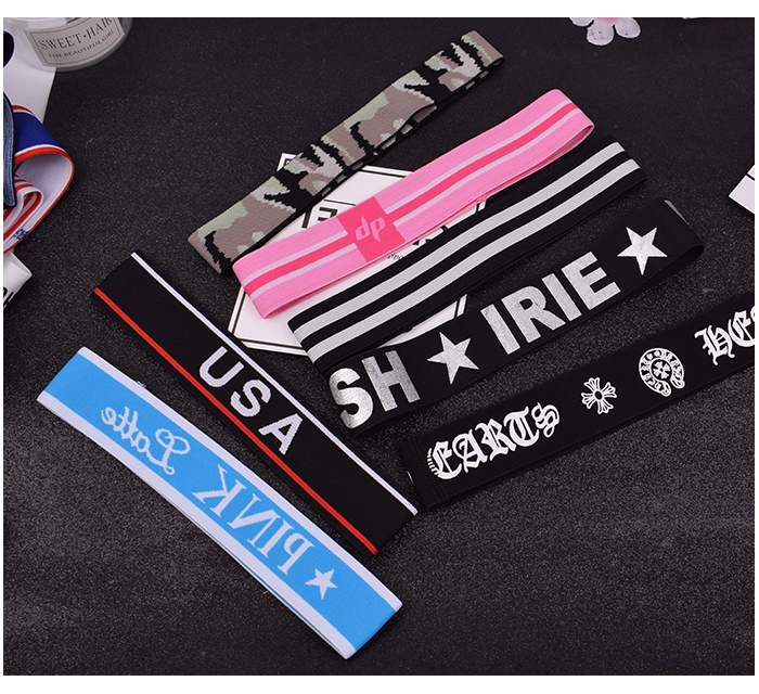 Mũ bảo hiểm nam Hàn Quốc thể thao hip hop headband phụ nữ thời trang người châu Âu và Mỹ thời trang chạy thể dục đường phố hoop headband đồ buộc tóc scrunchies