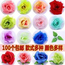 Simulation rose fake flower background flower wall decoration flower Wedding road leading arch silk flower plant wall flower head flower