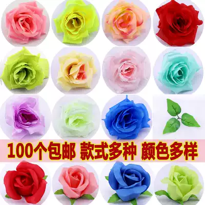 Simulation rose fake flower background flower wall decoration flower wedding road leading arch silk flower plant wall flower arrangement head flower