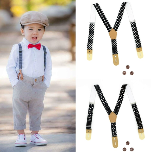 Детские подтяжки для мальчиков, нескользящие штаны для раннего возраста, эффект подтяжки