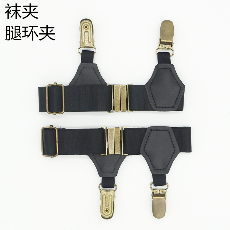 Unisex formal stockings, garters, calves, garter clips, leg rings, double clips, garters, cotton socks, stockings, garter clips, suspenders