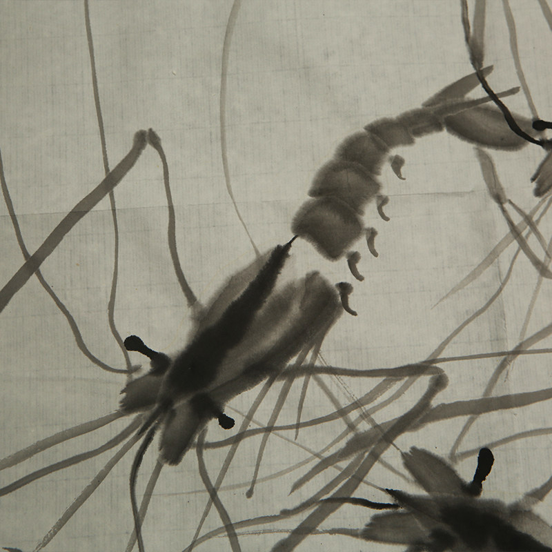 Anhui Jingxian Handmade Traditional Sandalwood Bark Xuan Paper 99.9cm 133.2cm 199.8cm 266.4cm Whole Sheet Folded Half-Raw Half-Cooked Thickened Xuan Paper for Small Script Practice, Calligraphy, Chinese Painting Creation, Competition Works