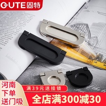 Good hardware Modern simple European alloy surface mounted dark handle Household hardware drawer door handle
