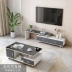 Tủ tivi kết hợp bàn cà phê phòng khách kính có thể thu vào phòng ngủ đơn giản Tủ tivi hiện đại căn hộ nhỏ đơn giản - TV