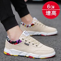 Mens shoes Summer breathable sails shoes Mens Korean version Trend 100 hitch casual mens board shoes Neoheightening shoes Mens wave shoes