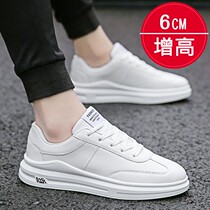 Summer small white shoes Mens Korean version trendboard shoes Inner heightening mens shoes 100 hitch Breathable Casual White Shoes Men Tide Shoes