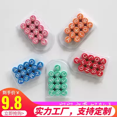 26 English letters, uppercase and lowercase numbers, plus and minus symbols, magnet refrigerator, magnetic buckle 30MM