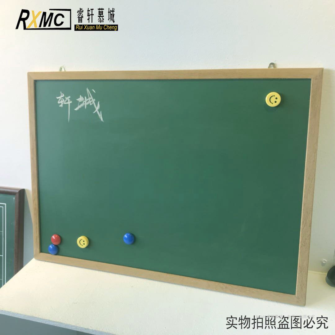 Professional magnetic blackboard hanging green teaching green board graffiti coffee shop blackboard wall decoration advertising board chalk can be erased