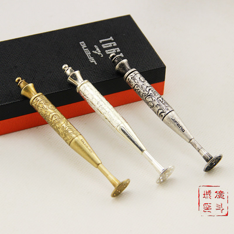 Monsoon JiFENG Tobacco Accessories Pressure Rod Pure Copper Metal Pipe Rod