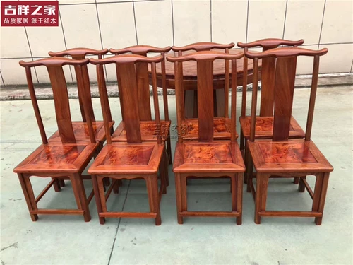 Myanmar Rosewood 1,38 метра Большой фруктовый красный сандаловый лампа подвесной стул круглый обеденный стол пламен