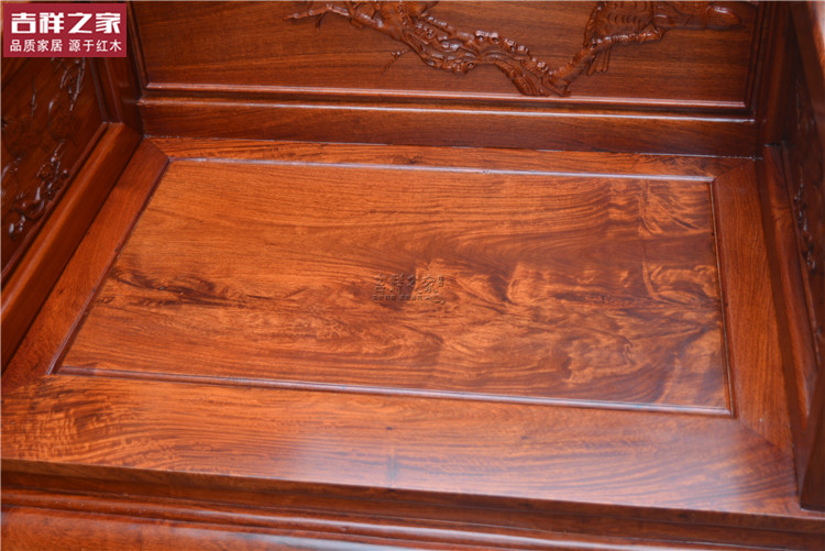Bộ bàn ghế sofa gỗ hồng mộc Miến Điện gồm 10 quả gỗ hồng lớn chạm khắc đồ nội thất bằng gỗ gụ - Bộ đồ nội thất kệ tivi đẹp