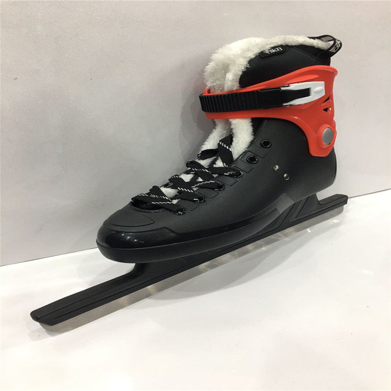 Коньки 速滑冰刀鞋冬季保暖速滑冰刀鞋高帮速滑冰刀鞋护脚踝的成人冰刀鞋 Eagle