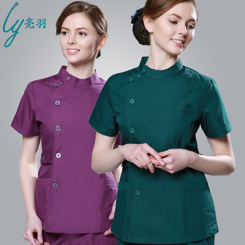 Nurse clothes split suit winter clothes long sleeves short sleeves summer clothes oral work clothes wash women