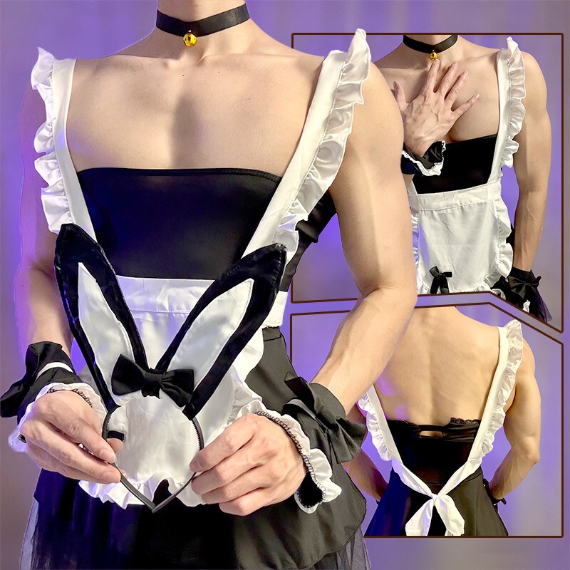 Lobei Qingqu Lingerie Pure Desire Male Bunny Uniform Sexy Male Uniform Set Gay Dating Cosplay Plus Size Lobei Qingqu Lingerie Pure Desire Male Bunny Uniform Sexy Male Uniform Set Gay Dating Cosplay Plus Size