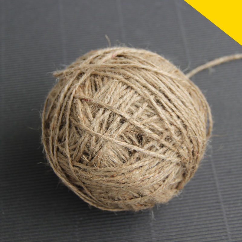 Hangtag Photo Hemp Rope Packaging Bundled Zrope Rough 150 m Kraft Paper Pendant Rope Clothing Decoration Retro