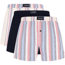 (Chinese Valentines Day gift) (Three pieces) Tommy 24 spring and summer mens pure cotton boxer briefs home shorts 03299