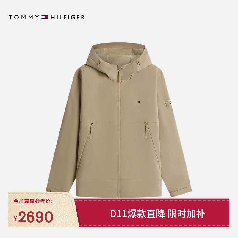 [Windproof and Waterproof] Tommy26 New Autumn and Winter Men's Outdoor Hiking Casual Hooded Single Jacket