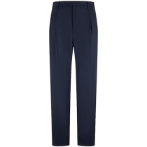 Tommy LARDINI24 new early autumn mens pure wool pleated dark striped business formal trousers 02172
