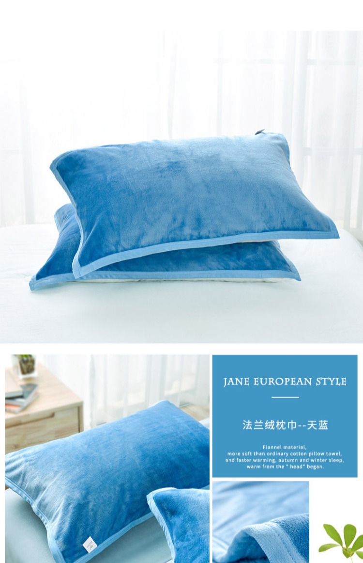 Khăn gối một đôi tình nhân Châu Âu gối g khăn khăn san hô lông cừu flannel mùa đông nhung khăn gối khăn gối