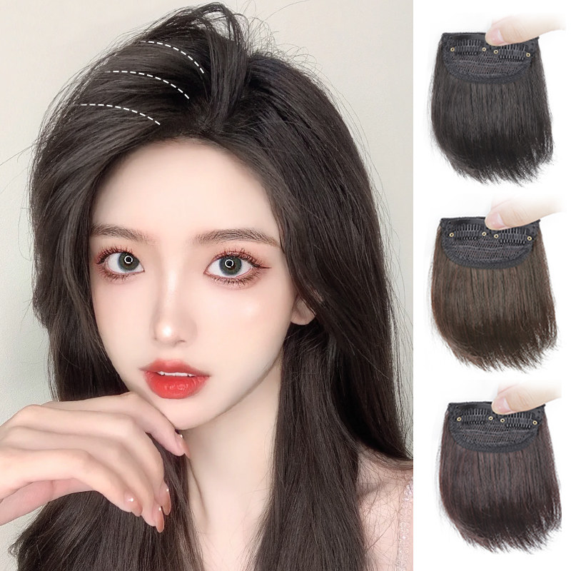 Wigs female overhead hair patch fluffy hair patch on both sides one-piece patch seamless invisible pad hair patch summer