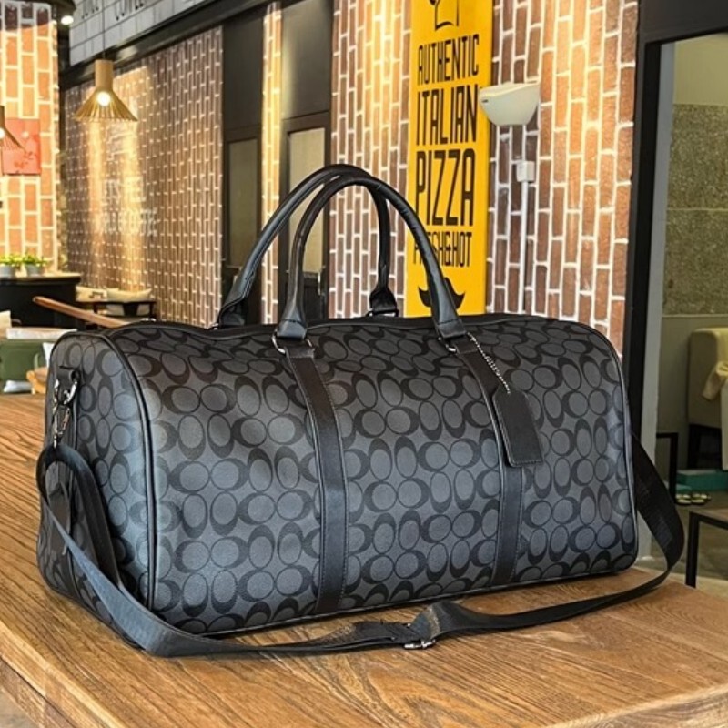 Hong Kong Mahenl Knrs Brand Genuine Leather Men's and Women's Satchel Travel Bag Large Capacity Business Trip Luggage Bag Fitness Bag Hong Kong Mahenl Knrs Brand Genuine Leather Men's and Women's Satchel Travel Bag Large Capacity Business Trip Luggage Bag Fitness Bag