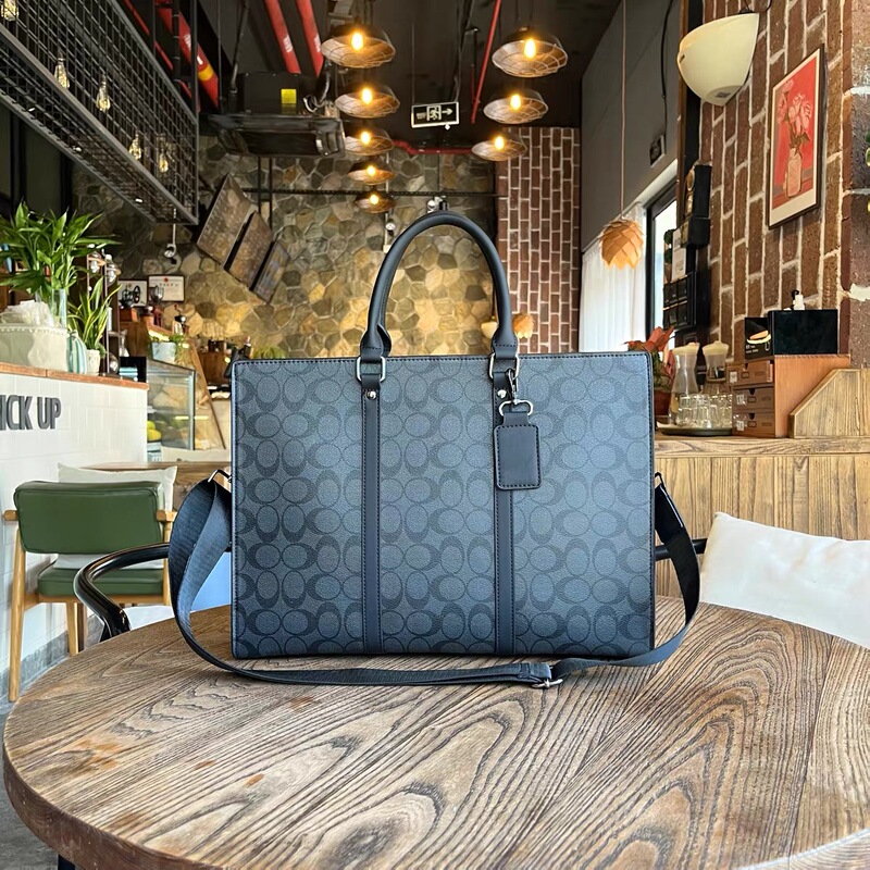 Hong Kong Mahenl Knrs Men's Horizontal Briefcase Casual Genuine Leather Shoulder Bag Business Computer Bag Mk Hong Kong Mahenl Knrs Men's Horizontal Briefcase Casual Genuine Leather Shoulder Bag Business Computer Bag Mk