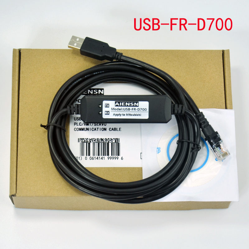 Compatible with Mitsubishi Fr-D740 Series Inverter Debugging Cable, Connection Cable, Data Download Cable Fr-D700 Compatible with Mitsubishi Fr-D740 Series Inverter Debugging Cable, Connection Cable, Data Download Cable Fr-D700