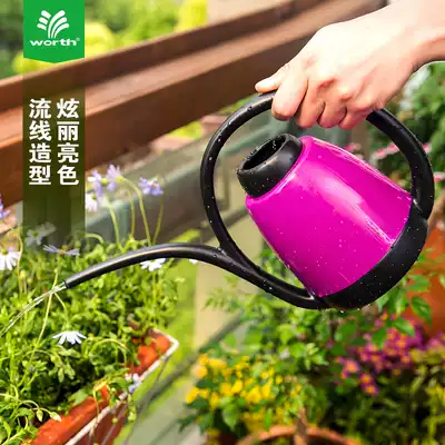 Worschworth gardening household sprinkler kettle watering flower pot children's small meat fleshy long mouth watering Kettle pointed mouth