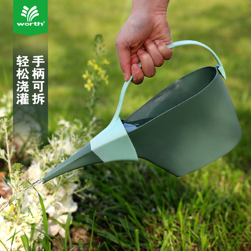 Worschworth Horticultural watering pot long mouth watering pot anti-leaking vegetable jug Balcony Watering Tools Large Nebulizer