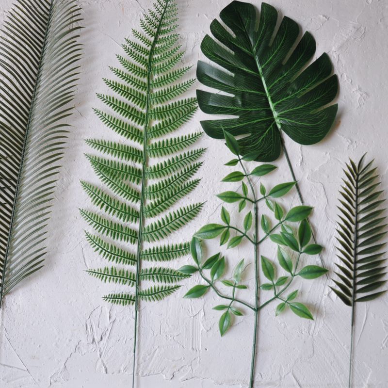 INS simple style simulation plant leaves turtle back leaves loose tail sunflower leaves simulation plant leaves plastic leaves
