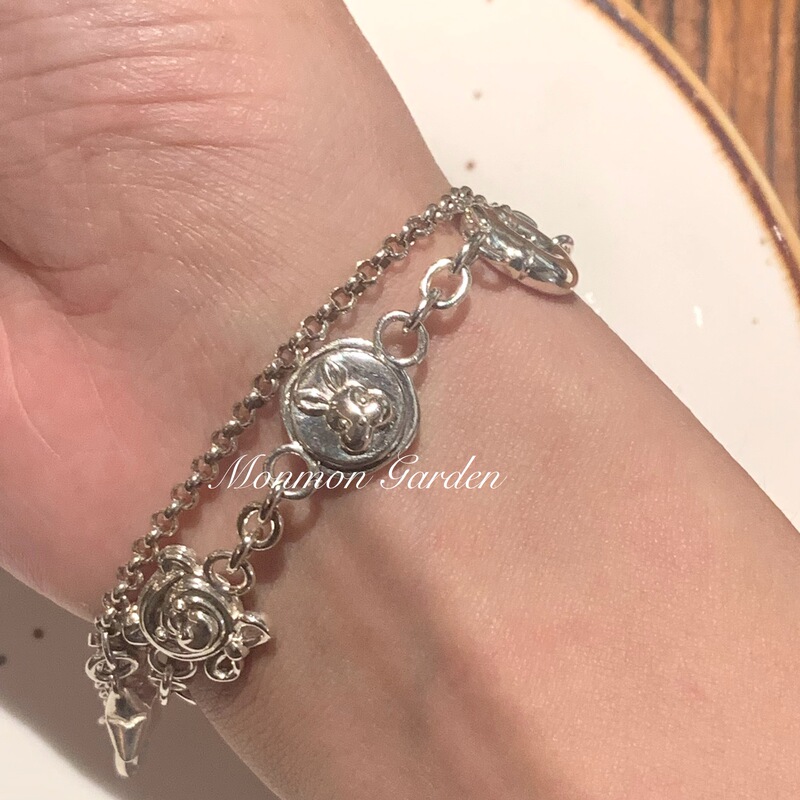 Monmongarden Original Small Animal Dessert Series Bracelet 15.5Cm/17Cm/19Cm Three Sections 925 Silver Monmongarden Original Small Animal Dessert Series Bracelet 15.5Cm/17Cm/19Cm Three Sections 925 Silver