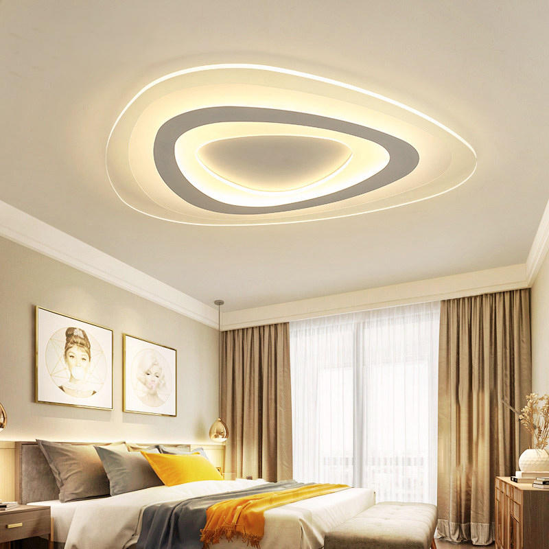 Ceiling lamp Ultra-thin led bedroom lamp Ultra-thin living room lamp Creative shaped lamp Small bedroom modern simple study lamp