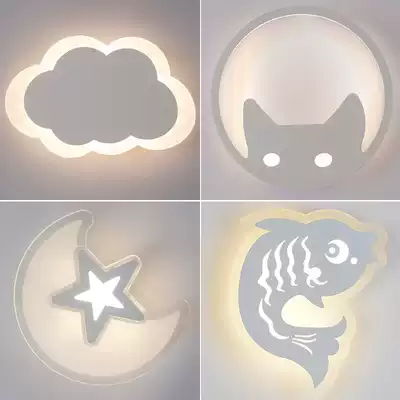 Wall lamp bedside simple modern creative personality led porch corridor children wall lamp room wall lamp
