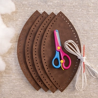 Бычья двухслойная игла и ножницы случайные