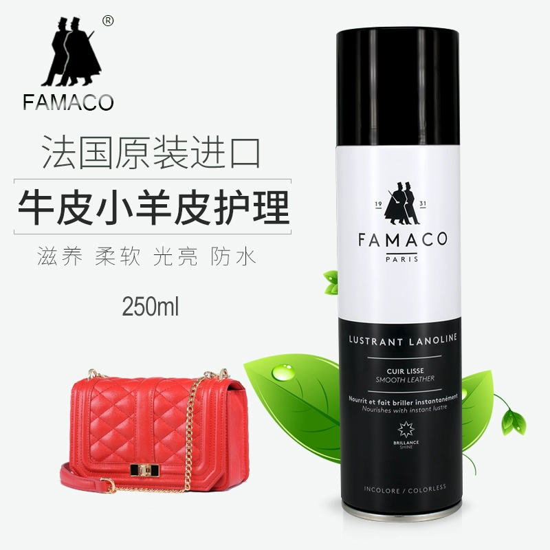 Nhập khẩu Famaco da cừu da bê túi da chăm sóc da lỏng giày da đánh bóng hàng da đánh bóng dầu bảo trì da - Nội thất / Chăm sóc da