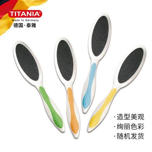 TITANIA/泰雅 Грубая и тонкая поверхностная поверхность с двойным шлифовальным устройством для ног до мертвой кожи Calluses 锉 3040b