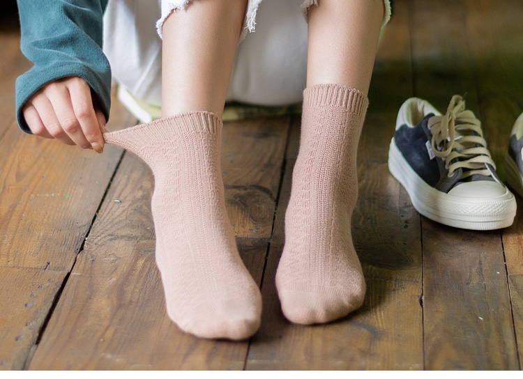 Phụ nữ mùa thu và mùa đông retro dày ống ống dày mềm ấm ấm dài eo thể thao vớ cotton đơn giản quần tất đồ lót