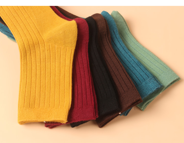 Quần tất nữ ống cotton mùa xuân và mùa thu mùa đông cotton nữ vớ không hôi chân không phai màu xu hướng vớ sinh viên vớ dài
