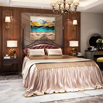 Nordic Wind Ferry Princess Bed 1 51 8 m bedroom minimal modern iron rack bed European light luxury iron - art double bed