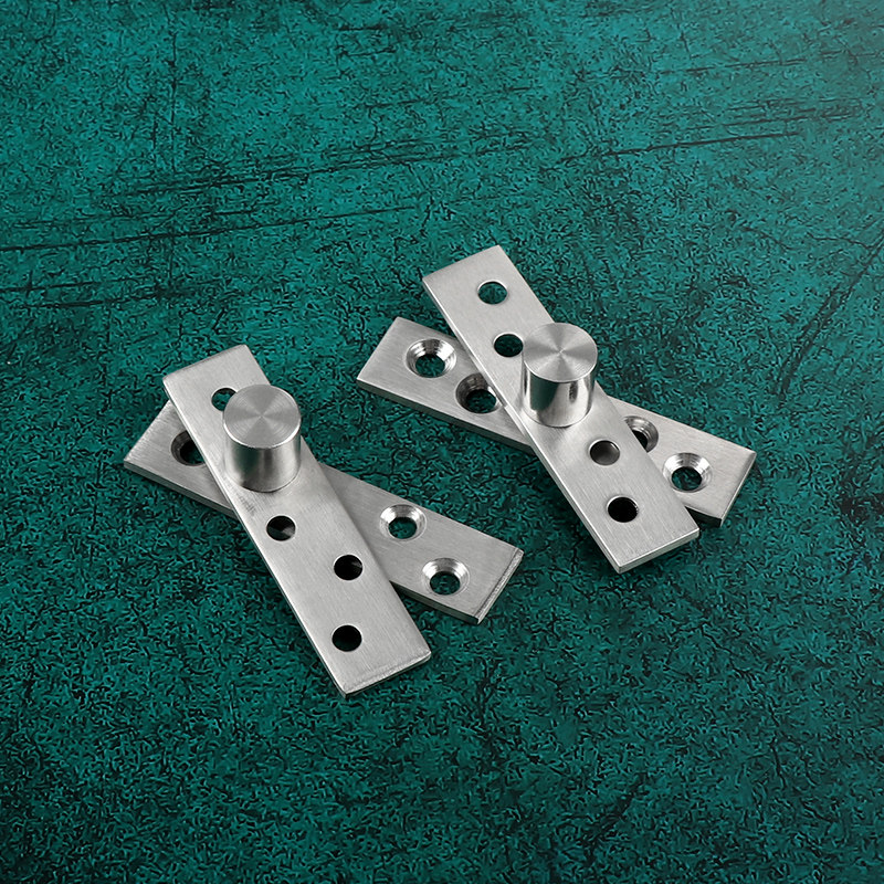 Stainless steel 360-degree rotating shaft wooden door upper and lower hinge locating door shaft heaven and earth shaft rotary shaft concealed hinge hinge