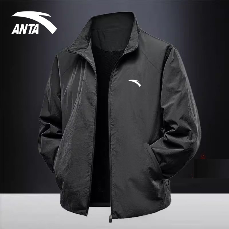 Anta Jacket Men's New Autumn Style Thin Water-Repellent Windproof Lightweight Jacket Outdoor Running Sports Top for Men Anta Jacket Men's New Autumn Style Thin Water-Repellent Windproof Lightweight Jacket Outdoor Running Sports Top for Men