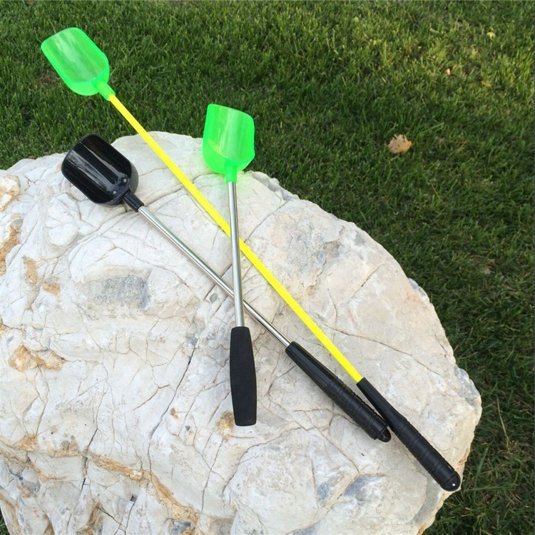 Bait spoons bait thrower far throw spoons Spoon Sprinklers two sections telescopic single section stainless steel rods Sprinklers Spoon