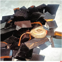 Ebony sandalwood purple sandalwood square material bead material carving material DIY small material leftover material novice training material 3 pounds