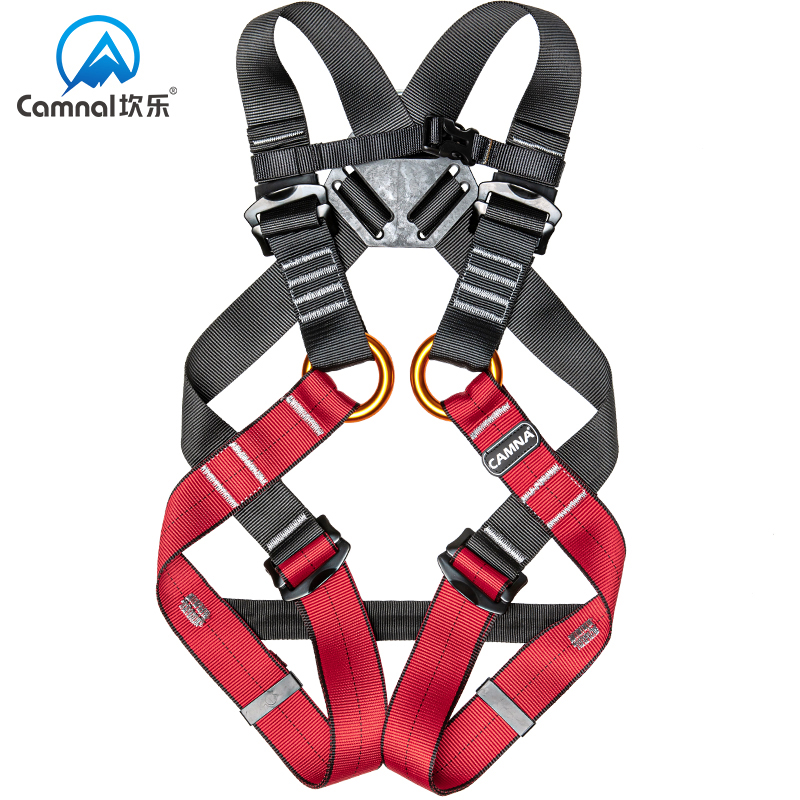 Outdoor climbing expansion Children's seat belt Amusement Park Adventure Park Downhill protection Full body safety belt equipment